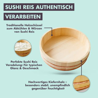 Hangiri Holzschüssel